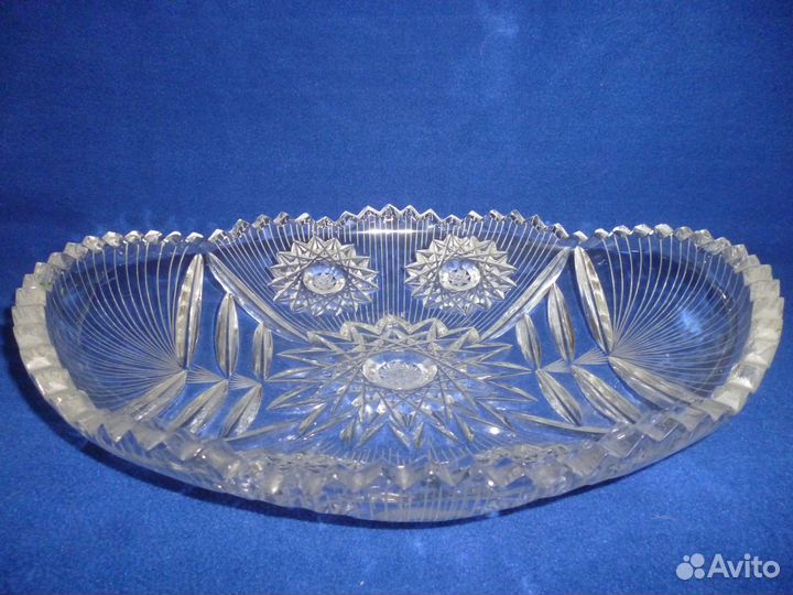 Хрустальное блюдо СССР