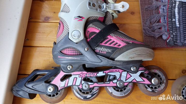 Роликовые коньки детские раздвижные