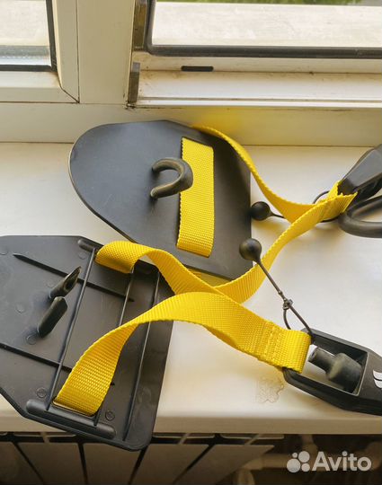 Гребной тренажер с лопатками.Mad Wave Dry Training