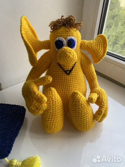 Вязаная игрушка, Большой ух