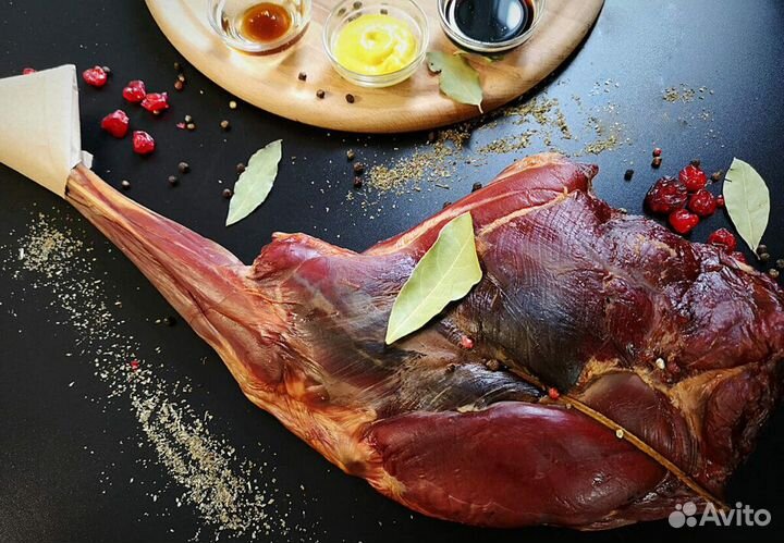 Копченое мясо дикой козы. Деликатес