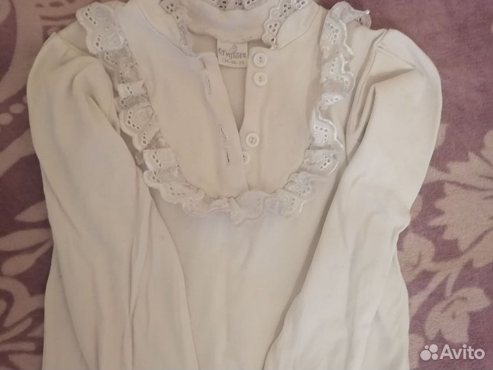 Блузка на девочку 128