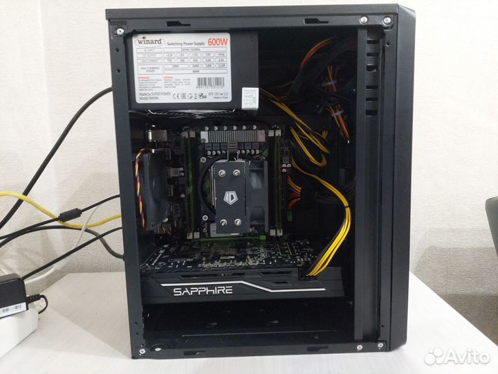 Игровой пк E5 2650 v2 / RX 580 / 16 / 256