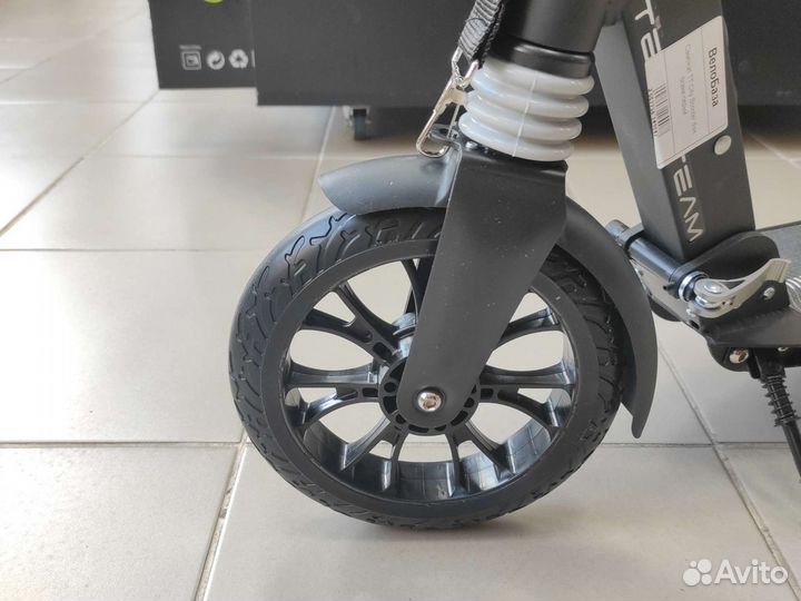 Самокат складной TT City Scooter disk brake серый