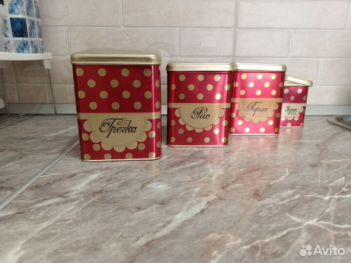 Жестяные банки для сыпучих продуктов, СССР