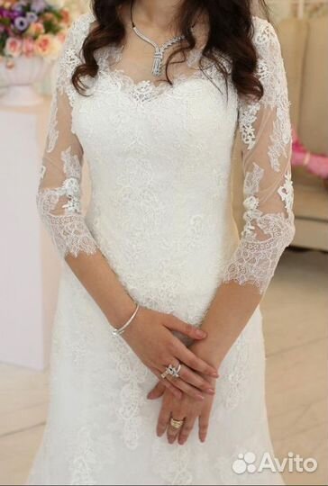 Свадебное платье 44 46 рыбка