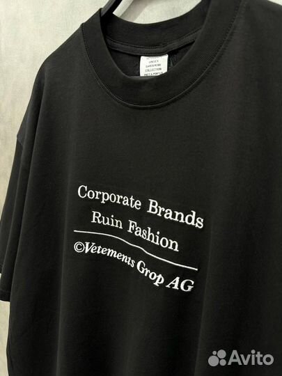 Футболка vetements оверсайз (new collection)