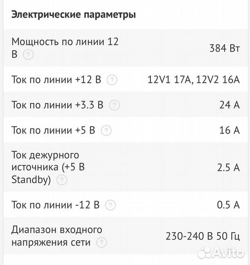 Блок питания FSP Q-Dion QD500 QD500