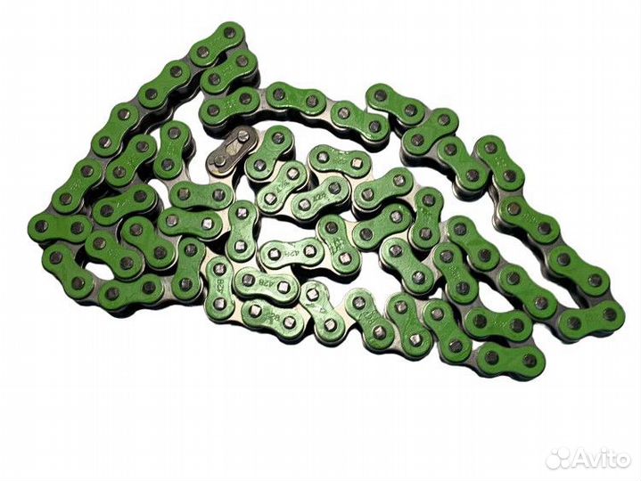 Цепь мопед Альфа шаг 428 100 звеньев приводная зе