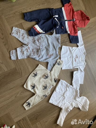 Детские вещи пакетом от 0 до года для мальчика