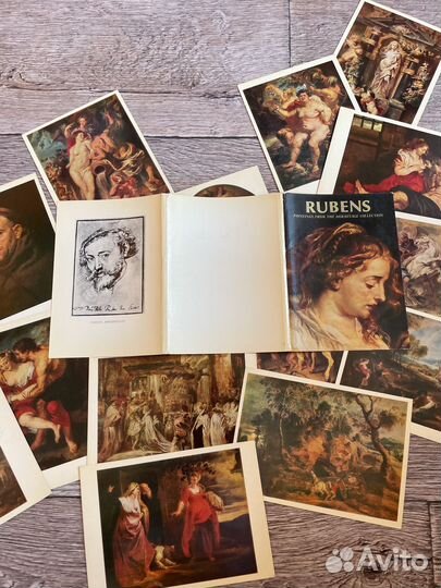 Комплект открыток с репродукциями картин Рубенса