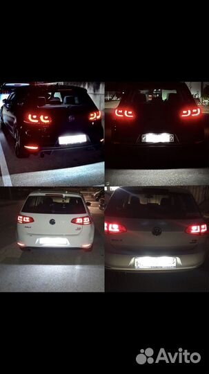 Подсветка номера golf 6