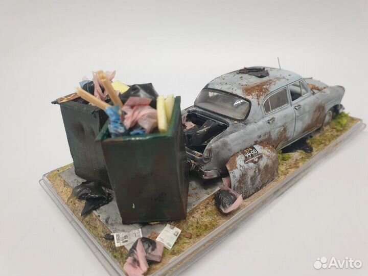 Диорама Волга газ 21И 