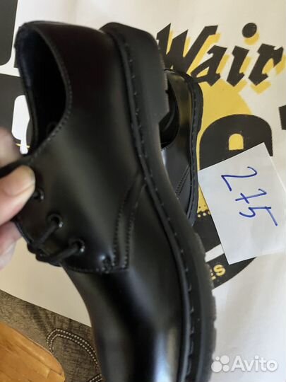 Ботинки Dr. Martens 1461 mono black,275 мм