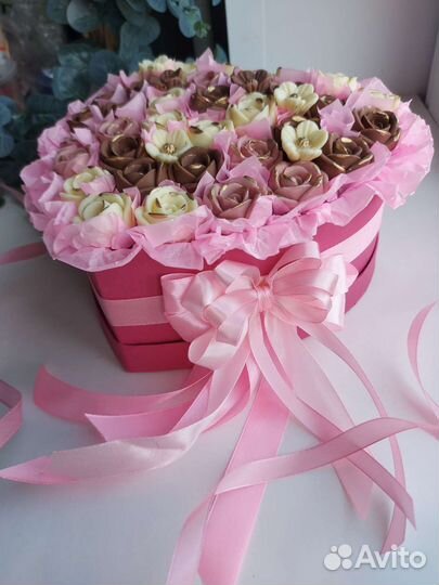 Букет из шоколадных роз воспитателям и учителям