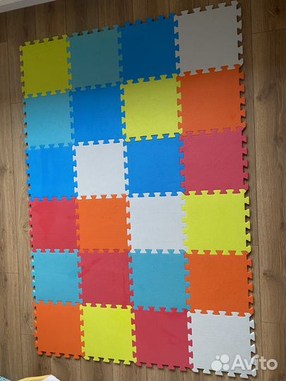 Детский коврик для ползания пазл