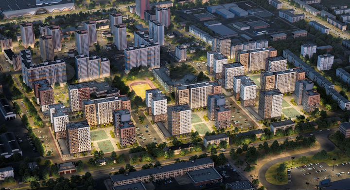 3-к. квартира, 72,4 м², 6/15 эт.