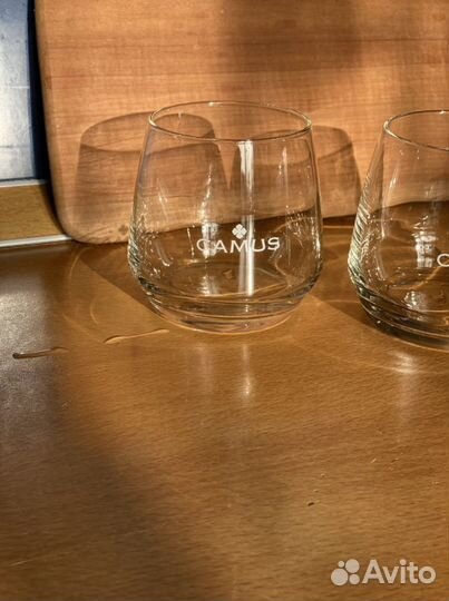 Стаканы для коньяка, виски camus, горный хрусталь
