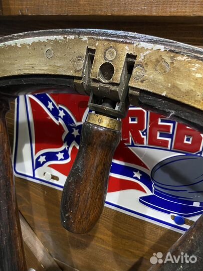 Штурвал старинный, СССР, крупный 100см