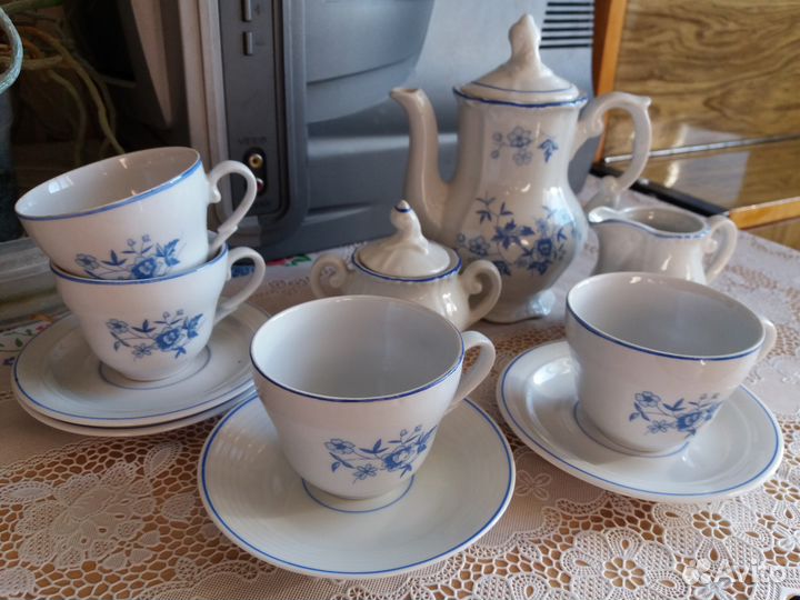 Чайная пара от кукольного сервиза гдр