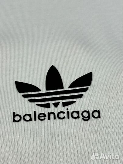 Футболка adidas balenciaga оверсайз (унисекс)