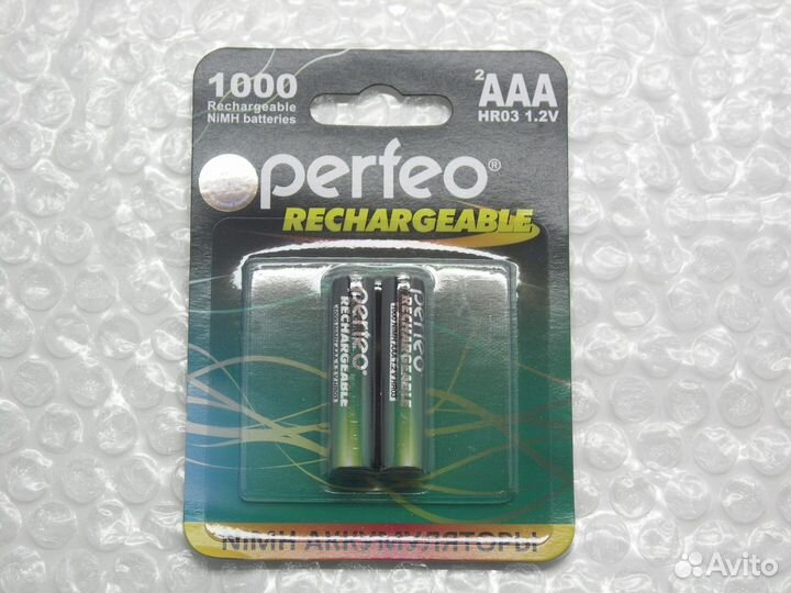 Аккумулятор Perfeo (AAA/1000mAh) (уп. 2 шт.)