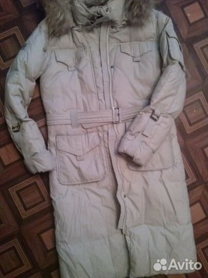 Пуховик-пальто