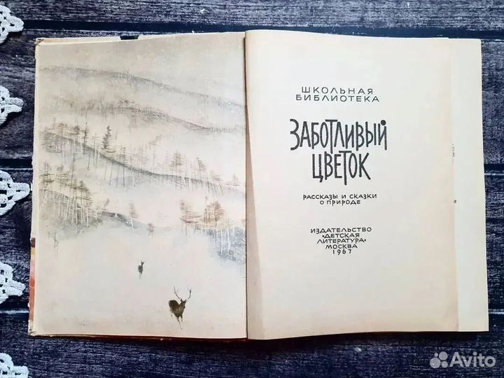 Заботливый цветок. Рассказы сказки о природе 1967