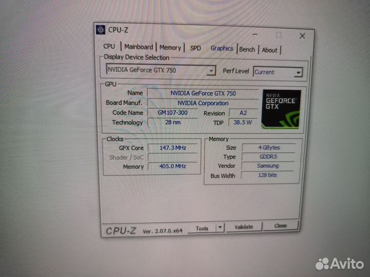 Видеокарта Afox Gtx 750 4Gb