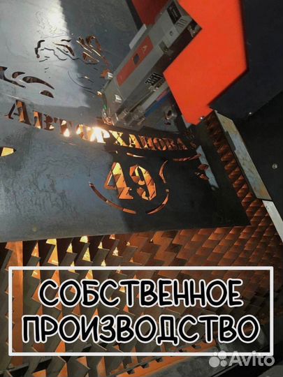 Табличк адресная из металла