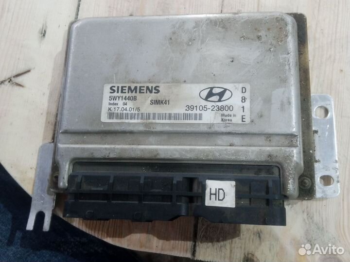Блок управления двигателем hyundai sonata ef