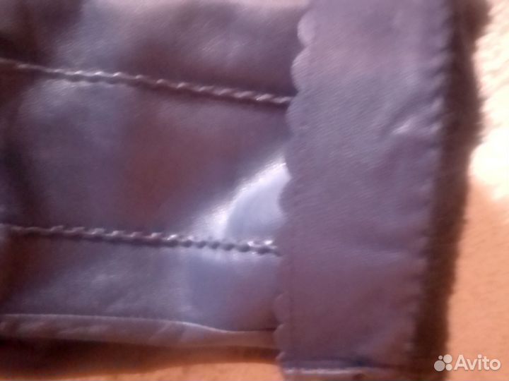 Перчатки женские кожаные новые 8-8,5