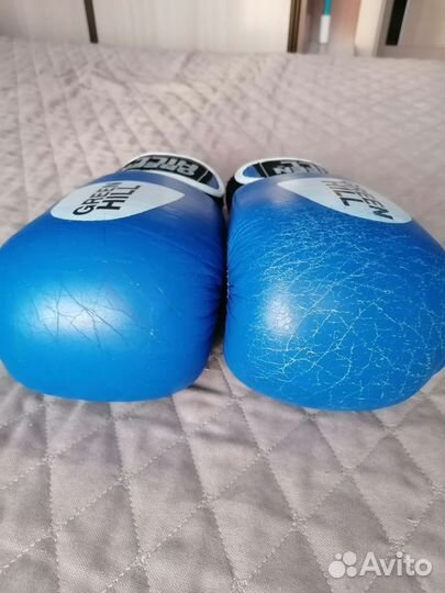 Боксерские перчатки 10 oz green hill tiger