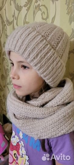 Шапка и снуд для девочки