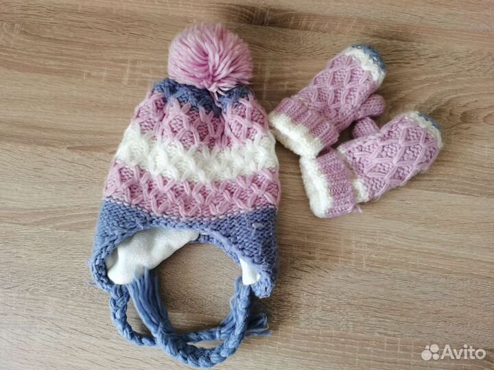 Комплект шапка, шарф