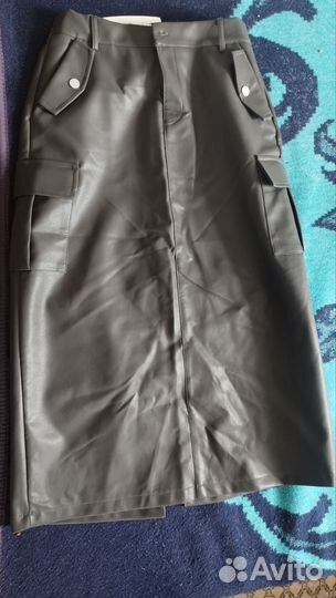 Кожаная юбка