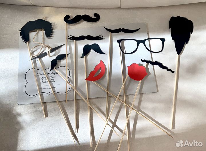 Фотобутафория ручной работы (комплект из 12 шт.)