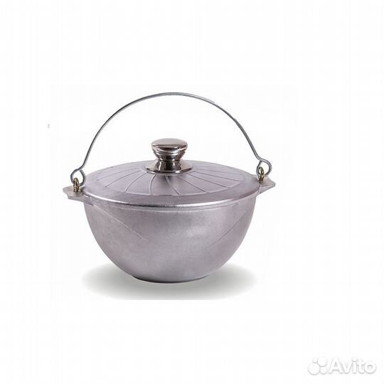 Казан походный 10,0 л, с крышкой