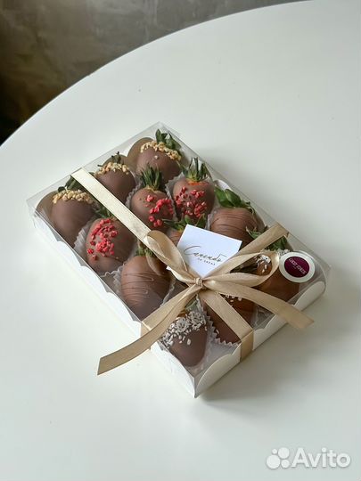 Обучение клубника в шоколаде