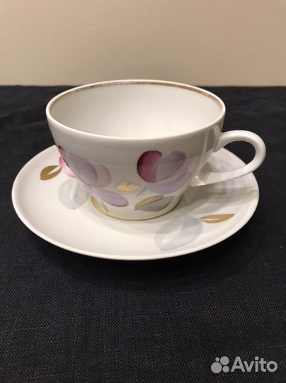 Чайная пара фарфор СССР 70-е г