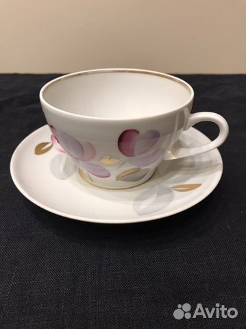 Чайная пара фарфор СССР 70-е г