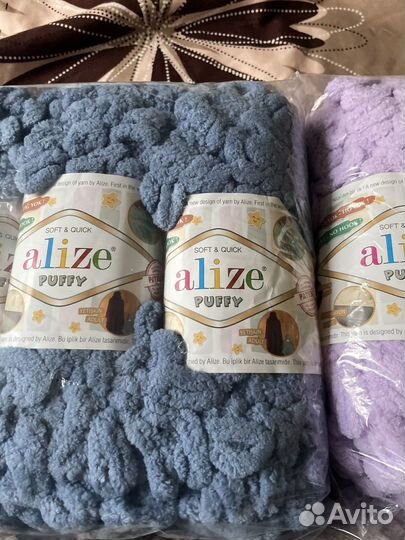 Пряжа Alize Puffy