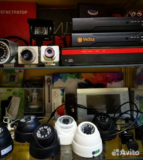 Комплекты видеонаблюдения видеорегистраторы камеры
