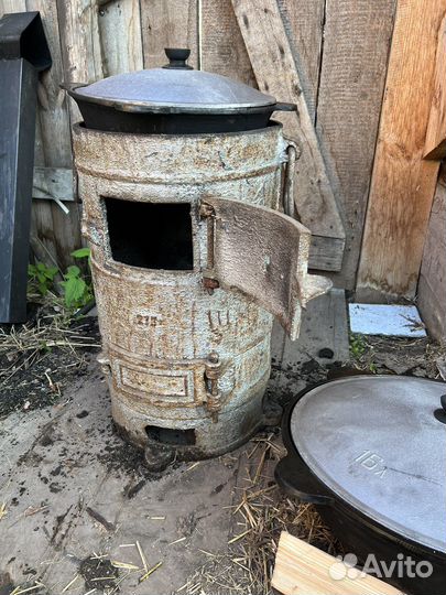 Печь чугунная пов-57 буржуйка из серого чугуна