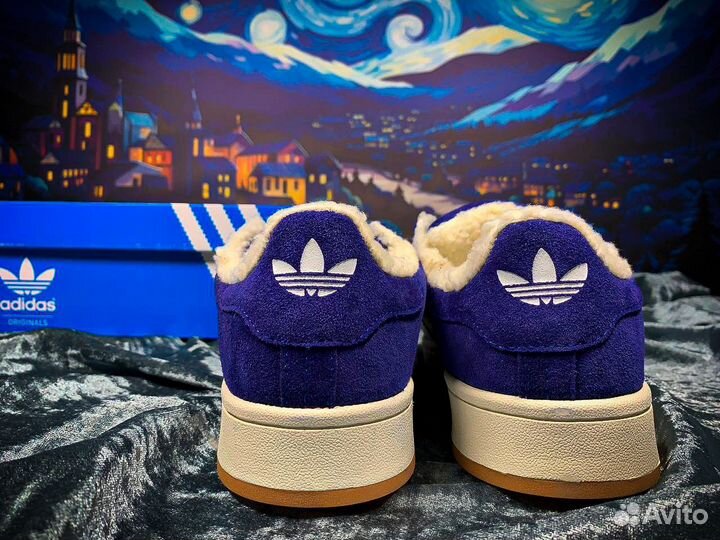 Кроссовки зимние adidas low