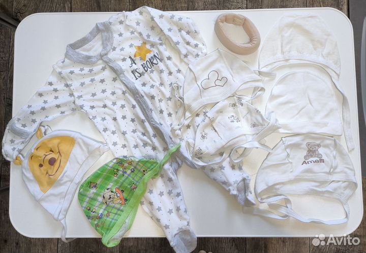 Большой пакет одежды для малыша 56-62-68 см