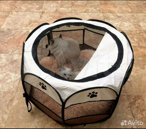 Складной манеж- домик для животных
