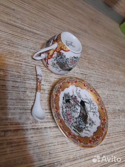 Кофейная пара костяной фарфор