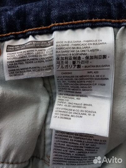 Мужские джинсы Levi's, оригинал