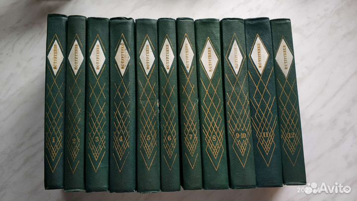 Собрание сочинений Тургенева И. С в 12 томах